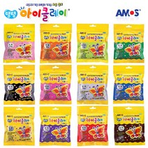 AMOS 아모스 탱탱 아이클레이 50g, 1ea, 형광핑크