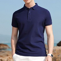 남자 피케 반팔티 카라 넥 골프 레귤러핏 봄 여름 베이직 스포츠 유니폼