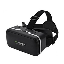 게임 가상현실 VR SHINECON-G04 VR 안경 상자 헤드셋 4.7-6.0 인치 휴대 전화 패키지 액세서리 vr 컨트롤, Single VR