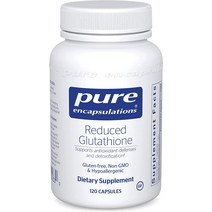 미국 Pure Encapsulations 리듀스드 글루타치온 Reduced Glutathione(120캡슐), 1