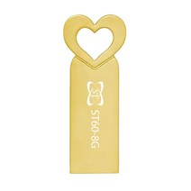 에스티원테크 ST60 USB 메모리 사랑스러운 메탈재질, 골드, 8GB