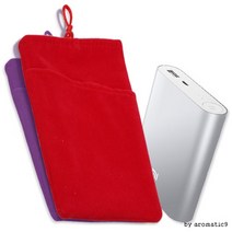 VELVET 보조배터리 샤오미 POUCH 파우치 구슬, 라임