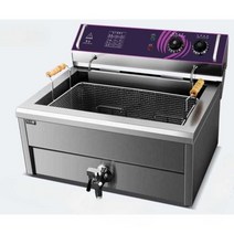 치킨튀김기 타이머 핫도그 통닭 전기 튀김기계 꽈배기, 전기25리터(오일용량38리터)