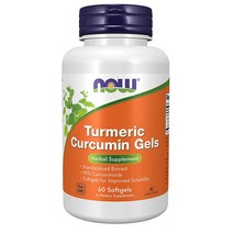 2개 NOW Supplements Tumeric Curcumin 강황 커큐민