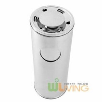 리빙 재떨이겸용 스텐휴지통 22리터 재털이뚜껑