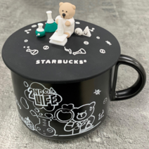스타벅스 그린 사이렌 클래식 머그 473ml, 블랙
