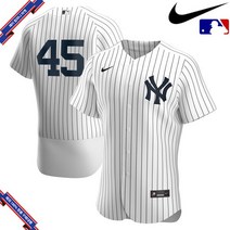 나이키 MLB 게릿 콜 뉴욕 양키스 홈 어센틱 플레이어 저지 화이트 792452