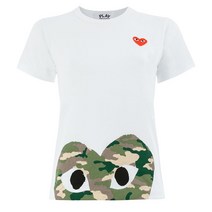 [해밀럭스]꼼데가르송 P1T243 카모 하트 반팔 티셔츠
