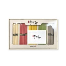 eTV 충주 사과국수 선물세트 오색 사과 수연 소면 1.5kg, 1