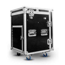 오디오 콘솔 이동 렉 케이스 음향 장비 바퀴형 캐비닛, 12U 유압