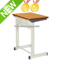 HS1인용실버타공1 학원용책상 학생용책상 학교 학습용 교육 공부방 강의실 수강용