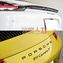 포르쉐 엠블럼 911 718 터보 카이엔 레터링, C-TYPE, 02. 파나메라 블랙