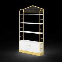 조명 전시장 화장품 스킨케어 인테리어 선반대 수납, 100x30x200(조명 포함)