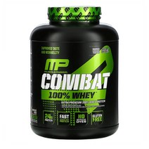 머슬팜 컴뱃 100%웨이 프로틴 WPI 2.27kg 맛 67회분 정식제품, 쿠키앤크림