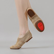 여성 재즈 신발 볼룸 요가 발레 라틴 댄스 통기성 소프트 플라잉 메쉬 플랫 연습 현대 스니커즈, [08] 35, 01 Low-heeled
