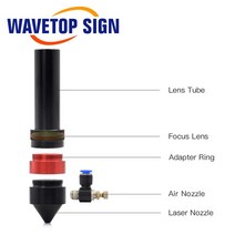 각인기 레이저 마킹기 WaveTopSign중국 PVD ZnSe 레이저 초점 렌즈 Dia12 18 20mm FL381 508 635 762 Co2, 01 12mm_06 127mm