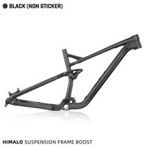 스페셜라이즈드 알레 스프린트 워터 이펙트 프레임 HIMALO 자전거 프레임 전체 서스펜션 부스트 트레일 End, 29x19, 01 black no logo_02 29x19