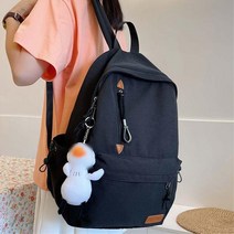 대형 캔버스 짐가방 무지 책가방 백팩 여친룩백팩