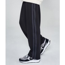 [기모선택] 투라인 와이드 트랙팬츠 (CP0146-4) Crump two line wide track pants