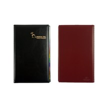 양지 전화부/인덱스텔 30절 48매 126x210mm 포켓용 고객관리 전화수첩 메모, 색상랜덤