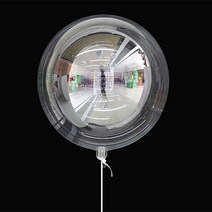 플라워미츄 투명 버블 풍선 PVC 데코 클리어 파티 8인치~36인치, 10인치(20~25), (풍선)
