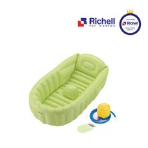 릿첼 소프트 베이비 욕조L 그린 패치포함, 단품