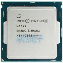 파워딜 인텔 펜티엄 G4400 프로세서 3MB 캐시 3.3GHz LGA1151 듀얼 코어 데스크탑 PC CPU, 한개옵션0