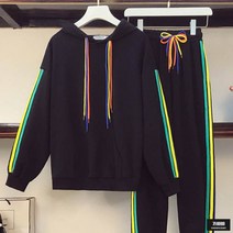 가바바 여성 빅사이즈 긴팔 트레이닝복세트 쨍한 색감들로 유니크한 트레이닝복세트 5XL까지 G59656