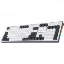 COX 이색사출 사이드 RGB 기계식 키보드 갈축, 14세트