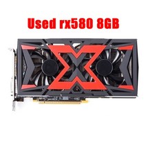 그래픽카드 RX 580 8g 게임 그래픽 카드 플레이트 gpu nvidia geforce PC 컴퓨터 3060ti 2060 1660 6600 5700 5500, 2.RX 580 8G 2304sp
