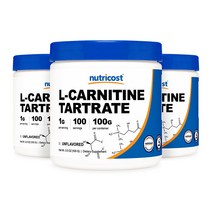 L-카르니틴 타르트레이트 100g 3병, 단품, 단품