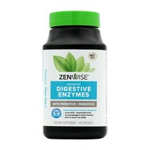 젠와이즈 헬스 어드밴스드 다이제스티브 엔자임 위드 프리바이오틱 + 프로바이오틱 60 캡슐, 5병, 60정