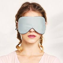 양면 실크 메쉬 수면 안대 눈피로 눈뽕 눈건조 가림 눈가리개 안구 보호대 숙면 꿀잠 취침 수면용 휴대용 다회용 암막 비행기 장거리 편안한 귀걸이형