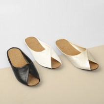 여성 라탄슬리퍼 왕골 여름 뮬 시원한 라탄 샌들 블랙 화이트 골드 바캉스룩