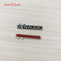 차량용 스티커 외부 자동차 엠블럼 Dynaudio 용 2pcs 금속 jbl focal, 다인오디오 30mm