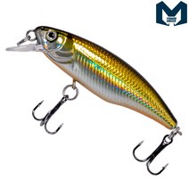 피싱메카 루플라 엑스웨이브 X52S 4.2g 하드베이트 쏘가리 배스 루어 싱킹타입, E-골드