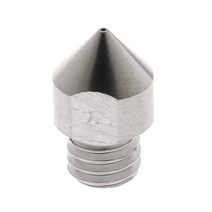 1.75mm 3D 프린터 액세서리 용 0.4mm 압출기 황동 노즐 프린터 헤드, 실버, 설명
