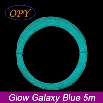 필라멘트 PLA 3d 프린터 소모품 재료 펜 리필 플라스틱 대리석 실크 우드 온도 색상, 08 G Galaxy Blue 5m