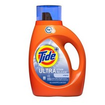 Tide Laundry Detergent Ultra Stain Release 타이드 울트라 스테인 릴리즈 액상 세탁세제 46oz (1.36L), 1.36L, 1개