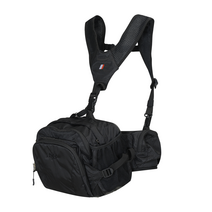 NSR | 컴팩트 패커블 백팩 포켓 휴대용 가방 2.5L 생활방수, 블랙