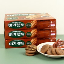롯데제과 마가렛트 구운모카 352g x 3통 쿠키 간식, 3개