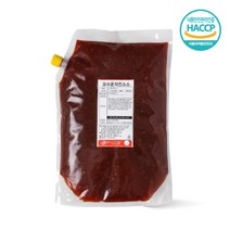 아이엠소스 꼬수운치킨소스 통닭양념-순한맛 매운맛 2종 꼬지소스 매운맛 염통 떡꼬치소스 소떡소떡, 꼬수운치킨소스-5kg-순한맛
