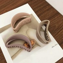 무광라운드 헤어집게핀