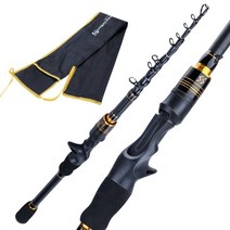 Sougayilang 휴대용 텔레스코픽로드 1.8M 2.1M 탄소 섬유 스피닝캐스팅 루어 낚싯대 여행 낚싯대 태클 Pesca, 다중