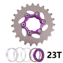 픽시프리휠 자전거프리휠 자전거후리휠 ztto mtb 속도 카세트 cog Bicycle 1 speed sprocket gear 16t 17t 18t 19t 20t 21t, 23t