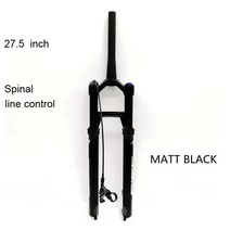 m 에어 포크 서스펜션 솔로 에어 바이크 프론트 서스펜션 플러그 프론트 서스펜션 2627.529er 스트레이트테이퍼 바이크 퀵 릴리스, 27.5테이퍼 블랙-7
