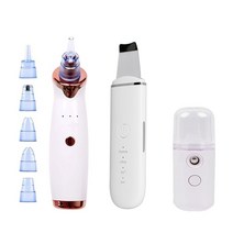 가정용고주파 얼굴리프팅기구 초음파마사지기 4 in 1 페이스 장치 led 피부 회춘, 흰색 유형 2