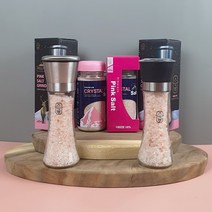 소금명가 히말라야핑크솔트 캠핑 시즈닝 양념통 조문 조의 장례 교회 감사답례품 결혼 돌잔치 각종행사(답례스티커), 히말라야핑크소금 보틀 400g(얇은소금)
