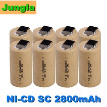 품질 SC 2800mah 1.2v 배터리 NI-CD 충전식 배터리 makita bosch B & D Hitachi metabo dewalt for ele, 01 1.2V_01 4PCS