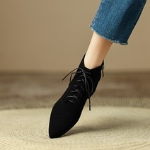 Z3JC 여성 5cm 통굽 심플 앵클부츠